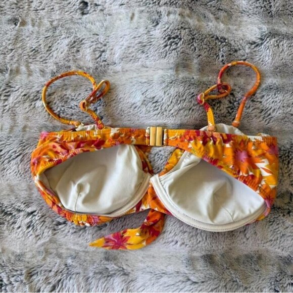 Vix Orange Floral Summer Bikini - Picture 5 of 7